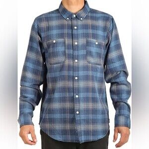 Ezekiel Men's NWT Dalton Plaid Flannel Style Long Sleeve Button Down Shirt M